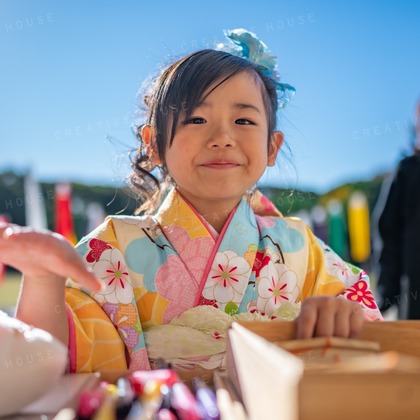 CREATIVE HOUSEが出張撮影した「七五三」の家族写真