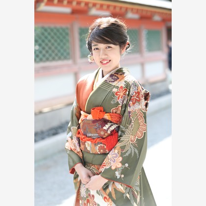 奈多写真が出張撮影した成人式, 人間, スリーブが写った成人式撮影の写真