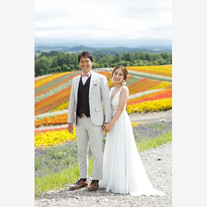 uno e creative act.が撮影した「富良野・美瑛　ロケーションフォトウェディング」の写真