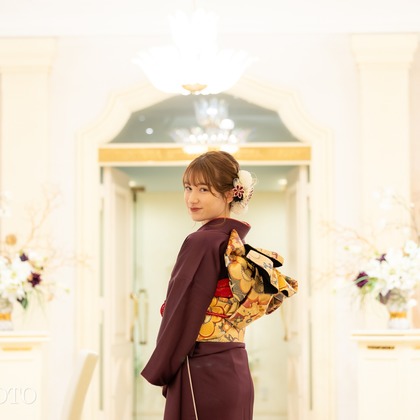 大森光太郎・K-PHOTOが出張撮影したYokohama Ukai-Tei, バトリョハウス, スポーツ会場などが写った「成人式撮影」の家族写真