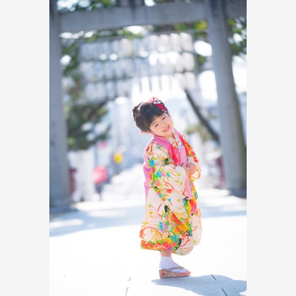 ビブリッジが出張撮影した「753フォト」の家族写真