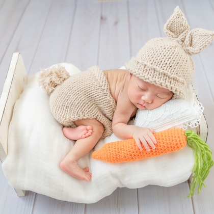 ウィリアムズ　侑依が撮影したニューボーンフォトの写真