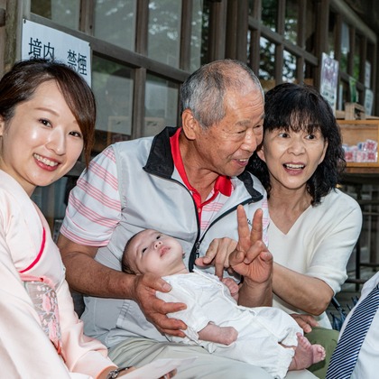 出張カメラマンのY's Officeが撮影したお宮参りの写真