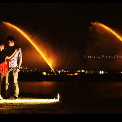 上原フォートスタジオが撮影した「びわ湖エンゲージメント」の写真