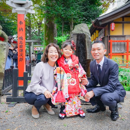 山下哲矢が撮影した家族写真の出張撮影の写真