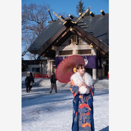 水曜写真館が出張撮影した家族写真, 成人式, スリーブが写ったスタジオ撮影/マタニティフォト/家族写真の出張撮影/七五三フォト/成人式撮影の写真