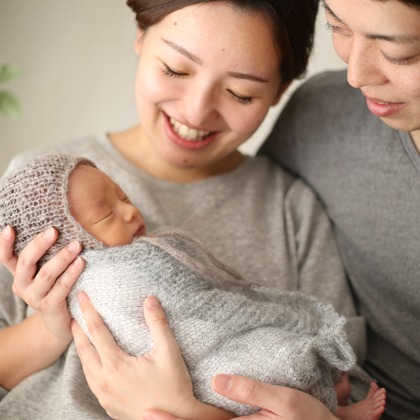 出張撮影HUG TIMEが撮影したスタジオ撮影の写真