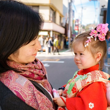 Aya Petite Photographyが出張撮影した「七五三出張撮影」の家族写真