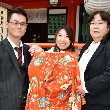梶田　誠が撮影したお宮参りの写真