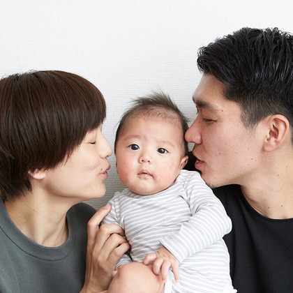 岩瀬泰治が撮影した家族写真の出張撮影の写真