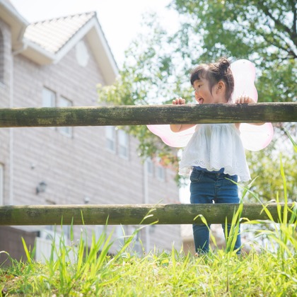 竹部 祐樹が出張撮影した眼鏡類, 赤ちゃん/ベビー, 楽しげが写った結婚式撮影の写真