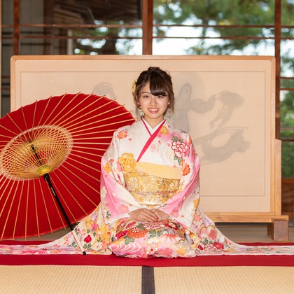 合同会社優希photoが出張撮影した「成人式」の家族写真