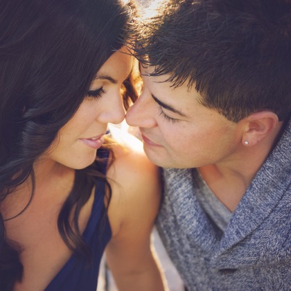 Photo of Engagement Portfolio taken by Jen Linfield Photography