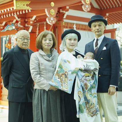 bluevalleyが撮影した家族写真の出張撮影/七五三フォト/お宮参りの写真