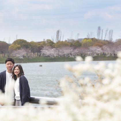 出張撮影ななが撮影したエンゲージメントフォトの写真