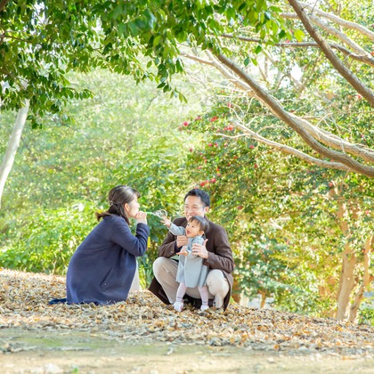 今泉秀樹が出張撮影した「昭和記念公園」の家族写真