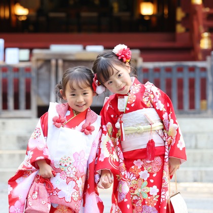 A-Studioが出張撮影した幸福, 着物, 伝統などが写った「七五三出張撮影」の家族写真