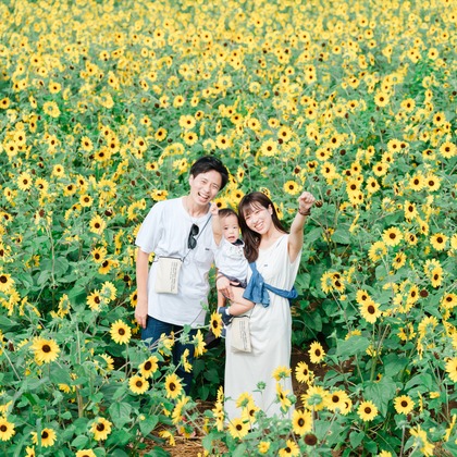 ワイヤリングが出張撮影した「ファミリー」の家族写真
