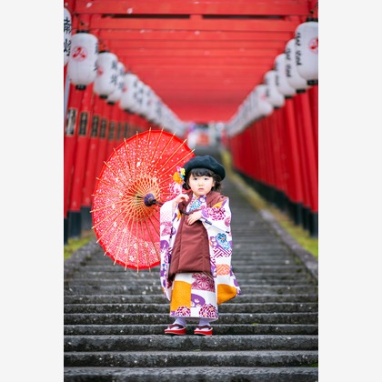 酒井大輔が出張撮影した家族写真, 植物, 七五三が写った家族写真の出張撮影/七五三フォトの写真