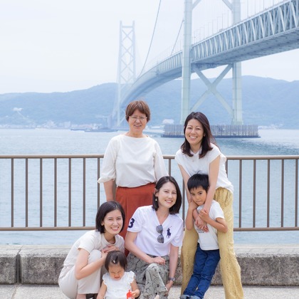 すみれふぉとが出張撮影した「新緑撮影会?」の家族写真