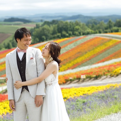 uno e creative act.が撮影した「富良野・美瑛　ロケーションフォトウェディング」の写真