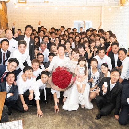 青柳光昭が撮影した結婚式二次会撮影の写真