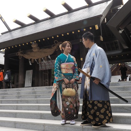 一郎太が出張撮影した「着物」の家族写真