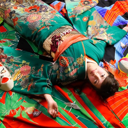 スマイルハンターが出張撮影した家族写真(キッズ,ベビーフォト)などが写った「成人式フォト」の家族写真