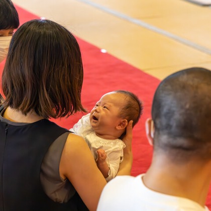 内海　利彦が撮影した家族写真の出張撮影/お宮参りの写真