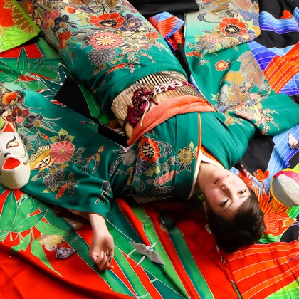 スマイルハンターが出張撮影した家族写真(キッズ,ベビーフォト)などが写った「成人式フォト」の家族写真