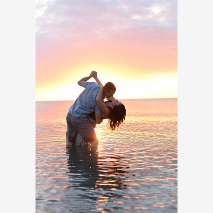 Photo of Engagement Portfolio taken by Jen Linfield Photography