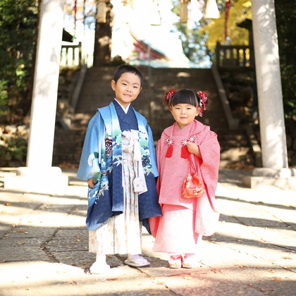 出張撮影HUG TIMEが撮影した「七五三記念撮影＠世田谷八幡宮・東京」の写真