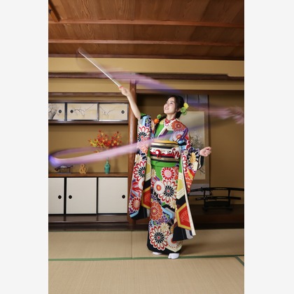 スマイルハンターが出張撮影した家族写真(キッズ,ベビーフォト)などが写った「成人式フォト」の家族写真