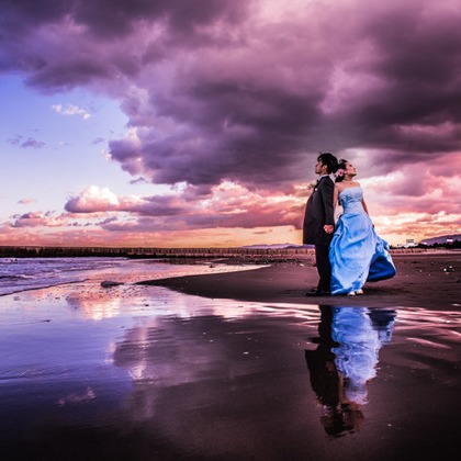 阿部写真館　大阪本町 靭公園前が撮影した「空と海」の写真