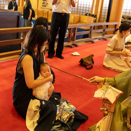 内海　利彦が撮影した家族写真の出張撮影/お宮参りの写真