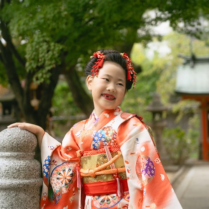 Tatsuyaが出張撮影した家族写真(キッズ,ベビーフォト)などが写った「七五三撮影（神戸 生田神社）」の家族写真