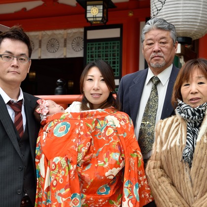 梶田　誠が撮影したお宮参りの写真