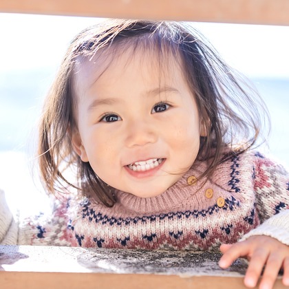 Minminが出張撮影したネクタイ, フラッシュ撮影, ジェスチャーが写った家族写真の出張撮影の写真