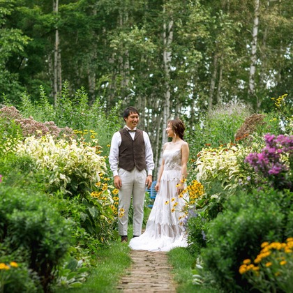 Photo of Furano/Biei location photo wedding taken by uno e creative act.