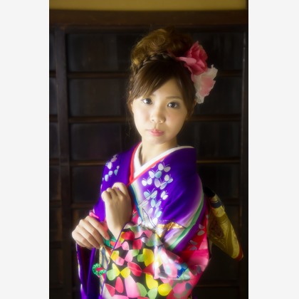 スマイルハンターが出張撮影した家族写真(キッズ,ベビーフォト)などが写った「成人式フォト」の家族写真