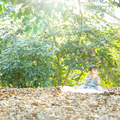 今泉秀樹が出張撮影した「昭和記念公園」の家族写真