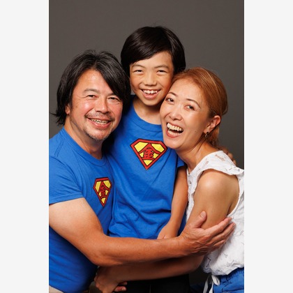 松井シンジが撮影した家族写真の出張撮影の写真