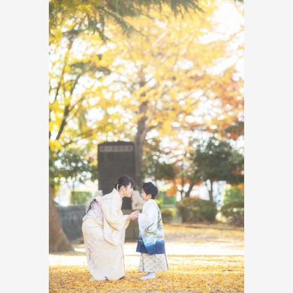 荒畑けいこが出張撮影した「七五三（５歳、３歳）」の家族写真