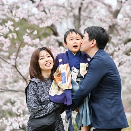 寫樂斎が撮影した家族写真の出張撮影/七五三フォトの写真