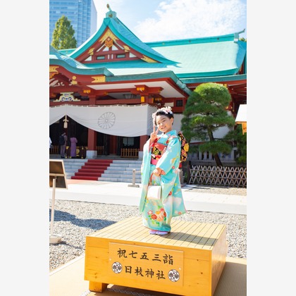 Kan Suzuki  photographyが出張撮影した家族写真, 七五三, 衣類が写った七五三フォトの写真