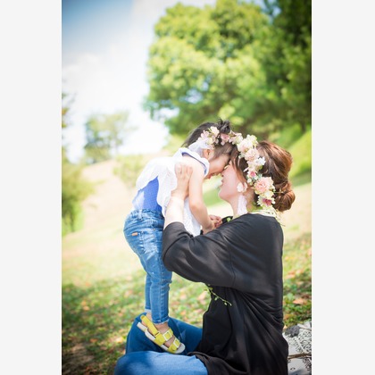 竹部 祐樹が出張撮影した眼鏡類, 赤ちゃん/ベビー, 楽しげが写った結婚式撮影の写真