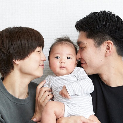 岩瀬泰治が撮影した家族写真の出張撮影の写真