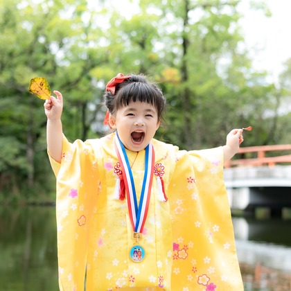 隈元智子が撮影した七五三フォトの写真