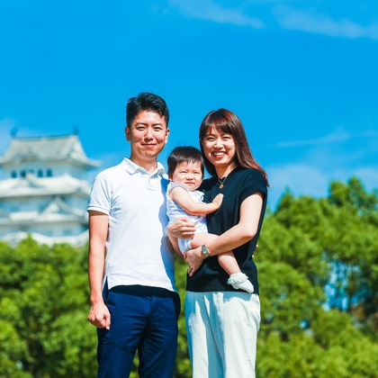 フォトタイムズが撮影した家族写真の出張撮影/七五三フォト/お宮参り/旅行先の記念撮影の写真