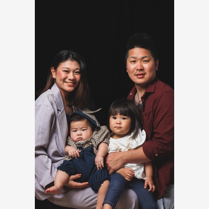 松井シンジが撮影した家族写真の出張撮影の写真